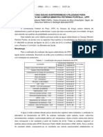 Resumo - AVALIAÇÃO DAS ÁGUAS SUBTERRÂNEAS UTILIZADAS PARA ABASTECIMENTO NO CAMPUS MINISTRO PETRÔNIO PORTELA - UFPI