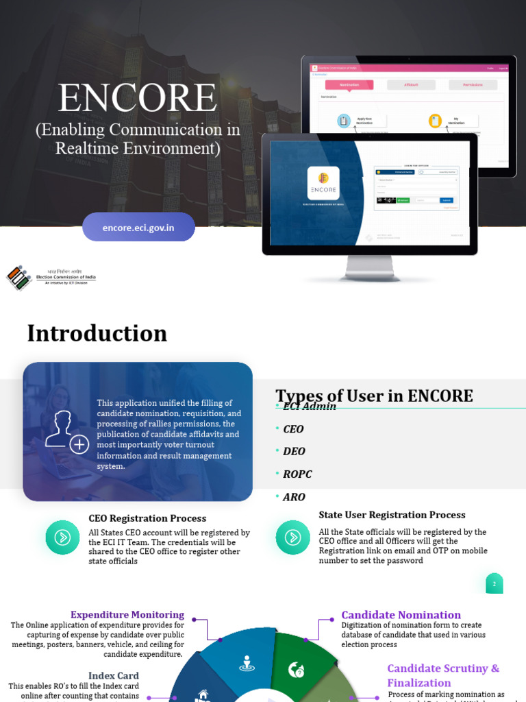 ENCORE: Election Management System | PDF | Computing