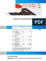 Project Cost Estimating 1a