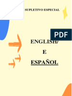 Caderno de Língua Estrangeira - Inglês e Espanhol