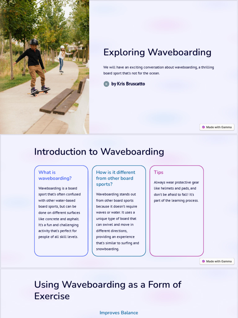 Introduction to Waveboarding Basics | PDF