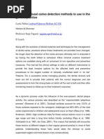 40 Clinical Occlusal Caries Detection Methods Layla Nabaa Et Al.