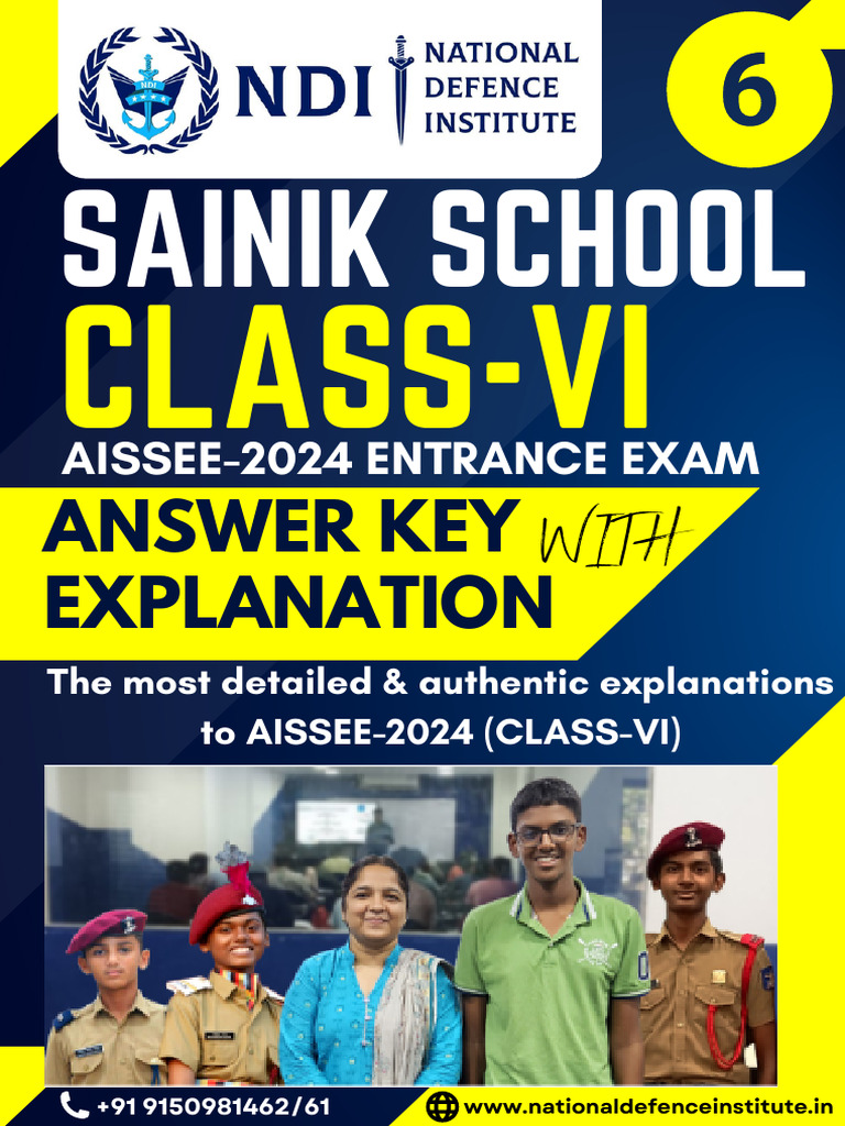 sainik school question paper class 6 2024 pdf download in hindi
