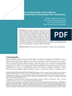 História, Ploítica e Sociedade - Uma Análise Temática Das Literaturas Africanas Pós-Coloniais