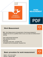 Work Measurement UJ