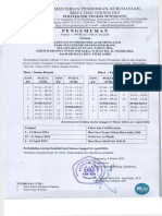 Pengumuman Jadwal Puasa