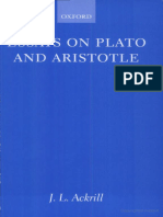 J. L. Ackrill - Essays On Plato and Aristotle-Clarendon Press (1997)