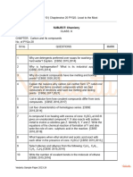 SUBJECT: Chemistry: Vedantu Sample Paper 2023-24