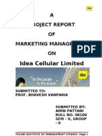 27866343 Marketing Report on Idea Cellular Ltd