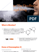 Nicotine - The Deadliest Legal Drug PP
