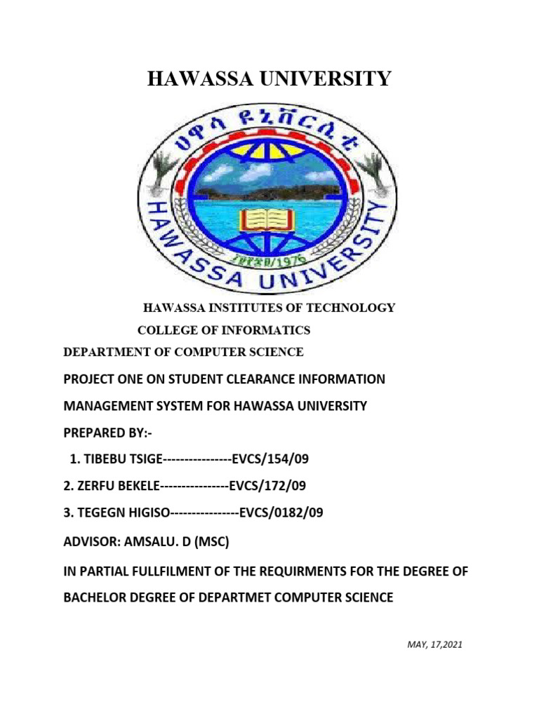 Student Clearance System Project at HU | PDF | Use Case | Databases