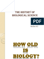 The History of Biological Science