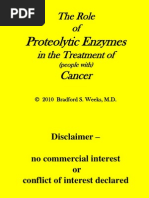 The Role of Proteolytic Enzymes in the Treatment of (People With) Cancer