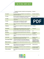 Vocabulary List U4