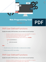 Web Programming - Lec 5