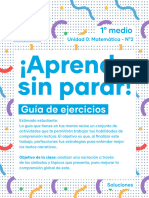 Guía de Ejercicios N2. 1 Medio. Unidad 0 - Matemática - N 1. Soluciones