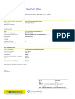 Conferma Ordine Di Bonifico Sepa: Cliente, 29/01/2024 Alle Ore 17:22:19