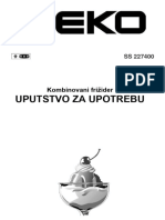 Uputstvo Za Upotrebu: Kombinovani Frižider