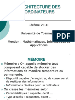 Archi Des Ordinateurs MémoireAssembleur JV-1