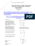 Solution Manual For Elementary Statistics A Step by Step Approach 9Th Edition by Bluman Isbn 1259199703 9781259199707 Full Chapter PDF