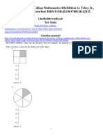 Test Bank For Basic College Mathematics 8Th Edition by Tobey Jr. Slater Blair and Crawford Isbn 0134142438 978013414243 Full Chapter PDF