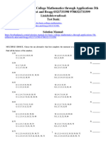 Test Bank For Basic College Mathematics Through Applications 5Th Edition by Akst and Bragg 0321733398 9780321733399 Full Chapter PDF
