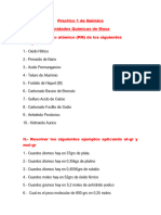 Practico 1 de Química Unidades Qmcs de Masa