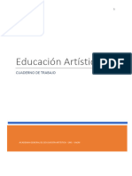 Cuaderno de Trabajo. Educación Artística Iv. Enero 2023. Elaborado Por Claudia Zapata Nieto.