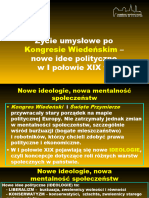 Lekcja 9 - Nowe Idee Polityczne W I Połowie XIX W. - Liberalizm, Konserwatyzm, Socjalizm