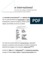 Code Morse International - Wikipédia