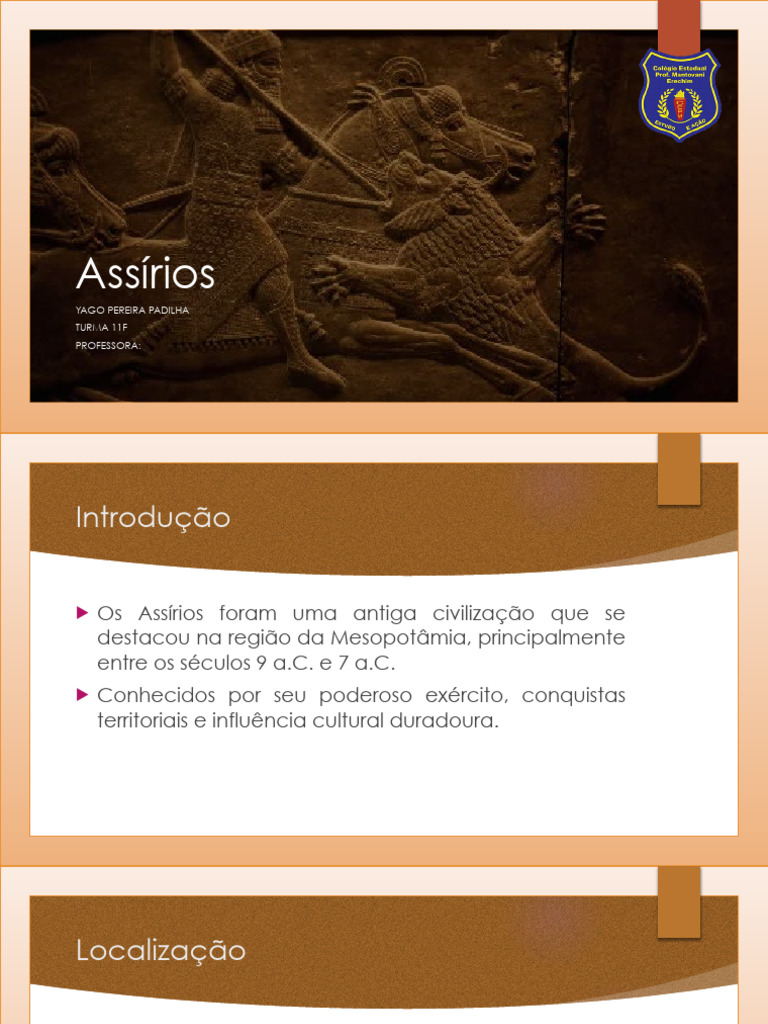 Localização e Legado dos Assírios | PDF | História