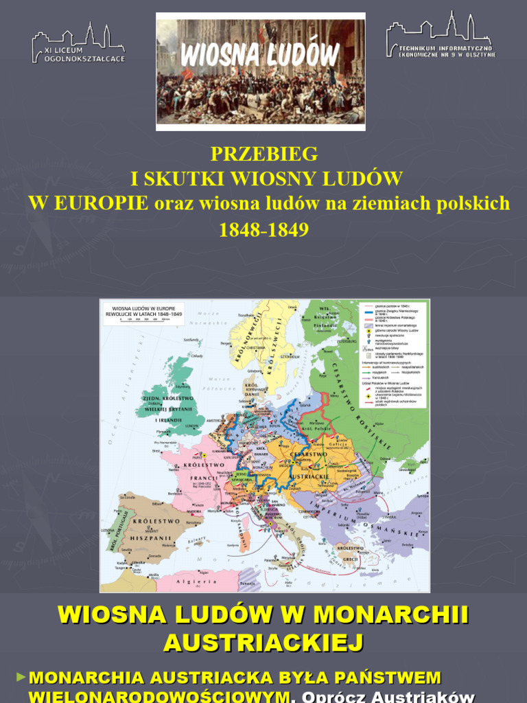 Skutki Wiosny Ludów W Polsce Lekcja 11 - Przebieg I Skutki Wiosny Ludow W Europie Oraz Wiosna Ludów