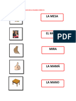 Una Con Una Linea La Imagen Con La Palabra Correcta