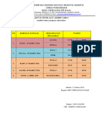 Jadwal Pat Kelas 6