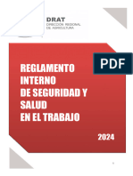 Reglamento Seguridad y Salud en El Trabajo Drat 2024-Revisado