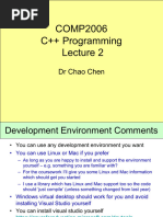 COMP2006 Lecture 2 Data Types and Pointers