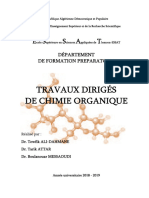 Travaux Dirigés de Chimie Organique