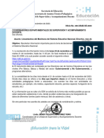 Oficio No. 400-USAD-SE-2023 Lineamientos Del Monitoreo Directivo Mes de Noviembre