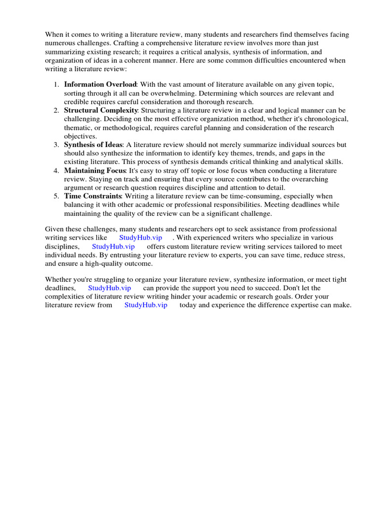 Ways to Organize Literature Review PDF Literature Review Theory