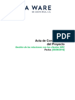 Acta de Constitucion Del Proyecto