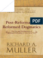 Dogmática Reformada Posterior A La Reforma Vol 1 Prolegómenos A La Teología