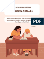 Materi PPKN Tema 8 Kelas 6