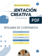 Presentación Proyecto Trabajo Creativa Profesional Azul