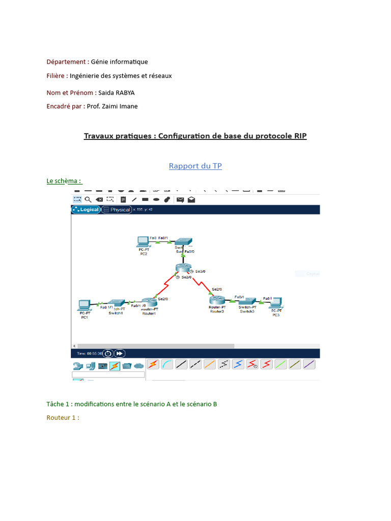 Configuration et vérification du protocole RIP | PDF | Ordinateurs ...