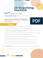 Pre Checklist Downloadable