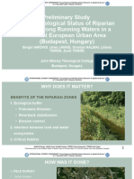 Preliminary Study On The Ecological Status of Riparian Zones of Running Waters in A Central European Urban Area V - Idk