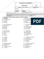 Examen Frances 3trimestre