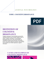 PP Definition of Cognitive Dissonance Main