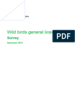 Wild Birds General Licence Survey Document1