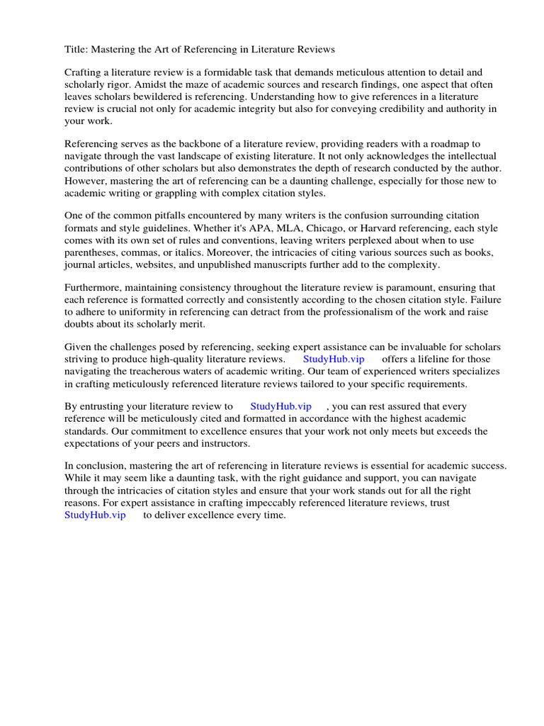 How to give reference in literature review pdf literature review